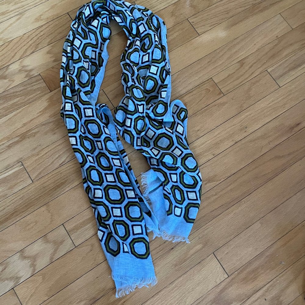 Toby Burch Blue & Green scarf